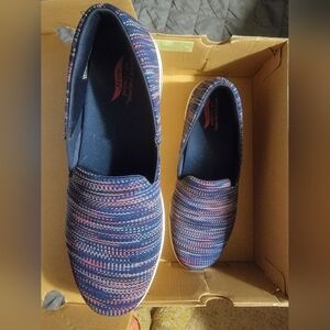 Skechers Multicolor Slip-On Women's Shoes, size 9